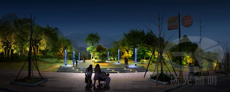 創(chuàng)意公園照明設(shè)計(jì)效果圖2