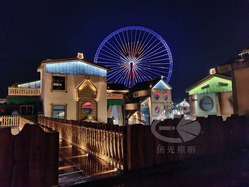 景區(qū)夜游燈光工程實(shí)拍圖一