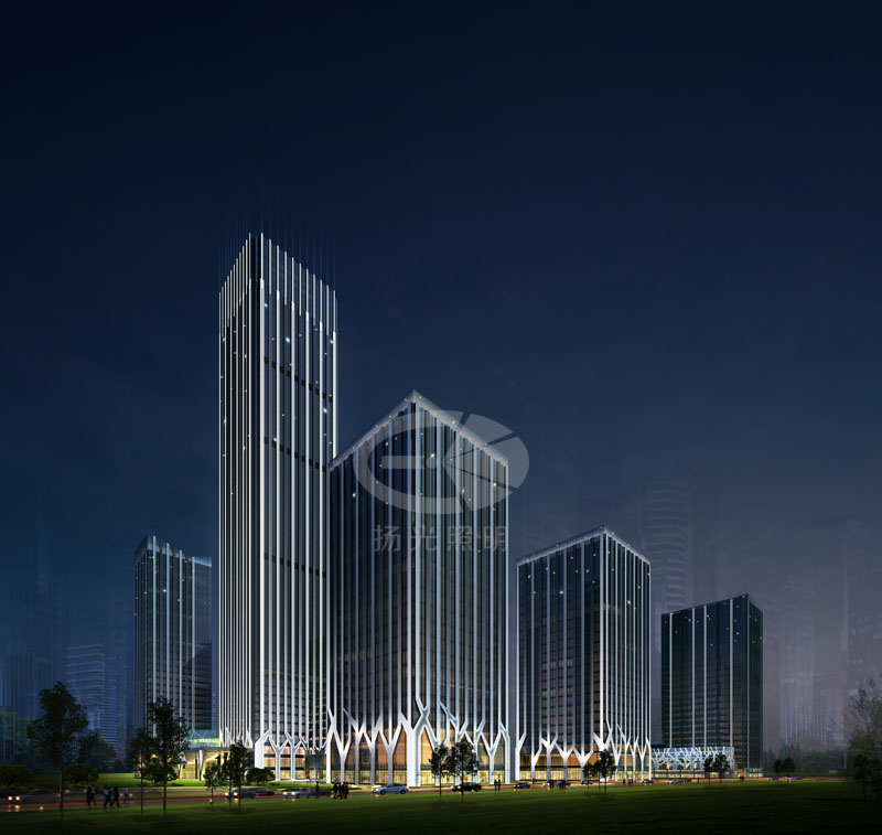 建筑外立面亮化工程設(shè)計(jì)效果圖二