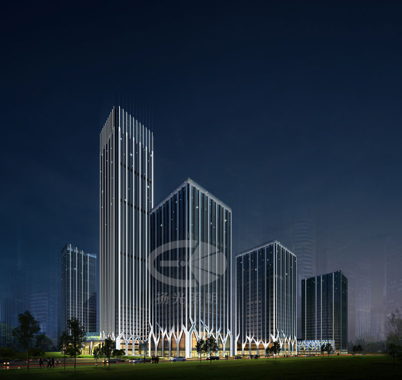建筑夜景燈光設(shè)計效果圖