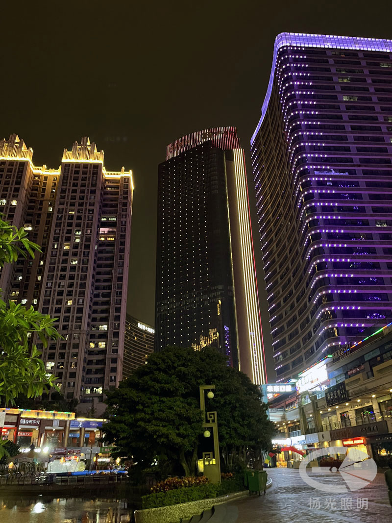 酒店夜景照明工程實景圖